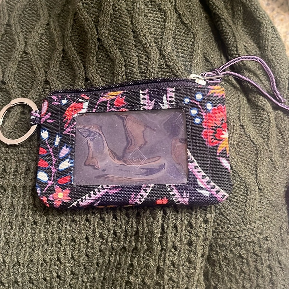 Vera Bradley card keychain